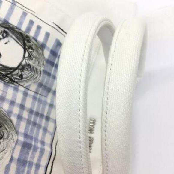 Miu Miu 2WAY Tote Bag White - Picture 9 of 16